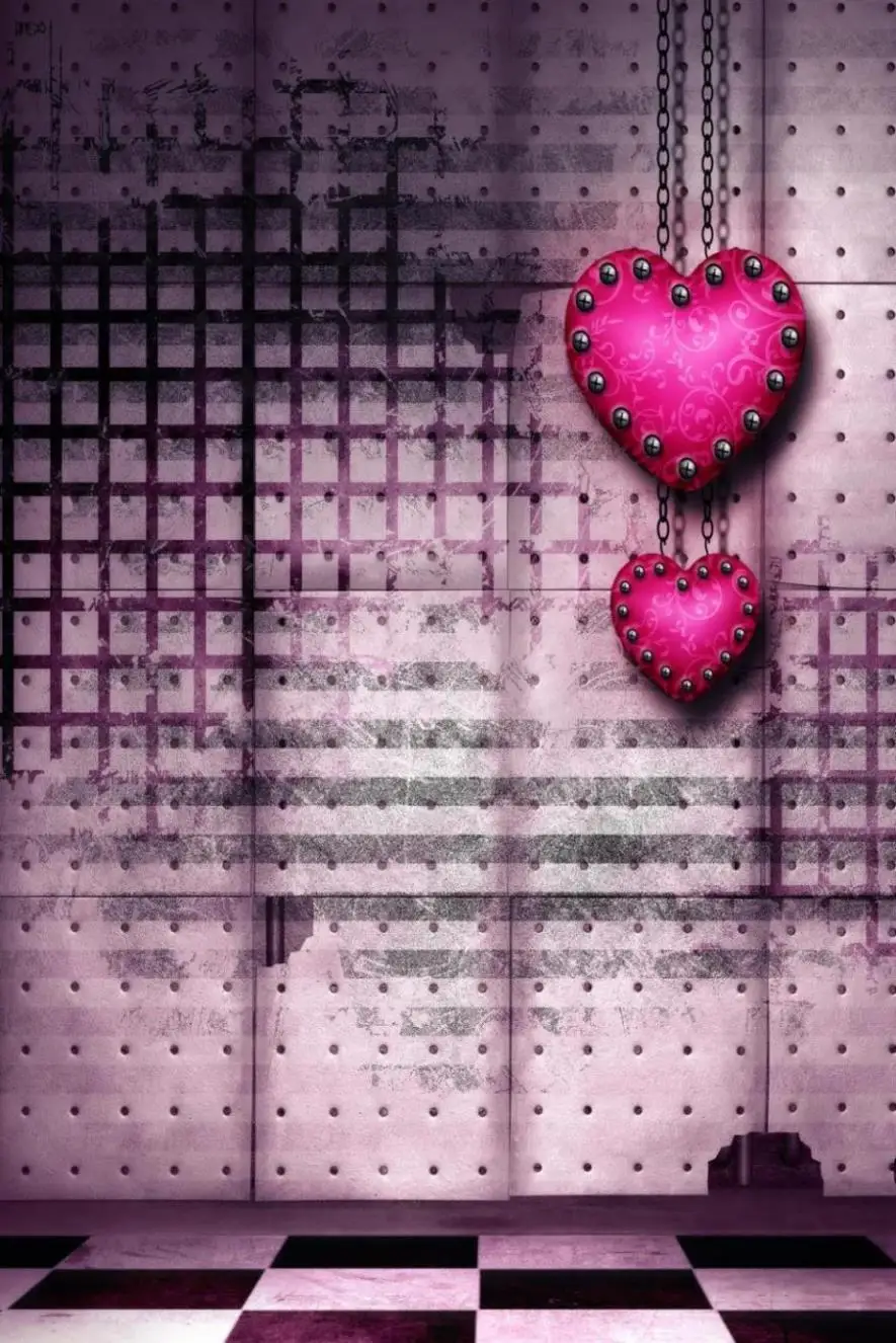 Thick Cloth Backdrop Photography 600Cm*300Cm Valentine'S Day Photography Backdrops Heart Knot Grid Floor Zj christmas backdrop 600cm 300cm valentine s day photography backdrops romantic love fireworks zj
