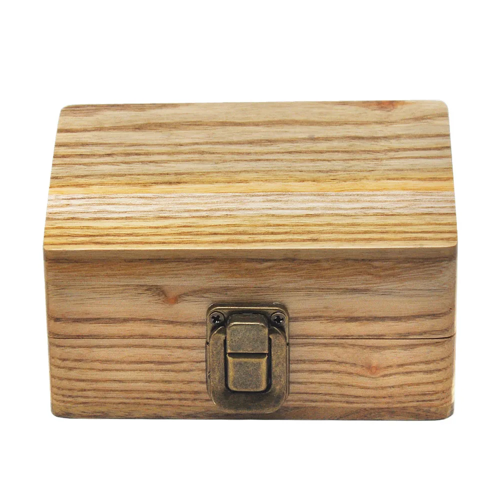 HORNET Natural Handmade Wooden Smoking Stash Case Box 63*87*121MM Big Volume Crude Wood Tobacco Herb Box Smoke Pipe Accessories