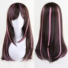 Kizuna AI Cosplay Wig Youtuber Costume Play Wig Halloween Costumes Hair Boku no hero academia High quality A.I.Channel+Wig Cap