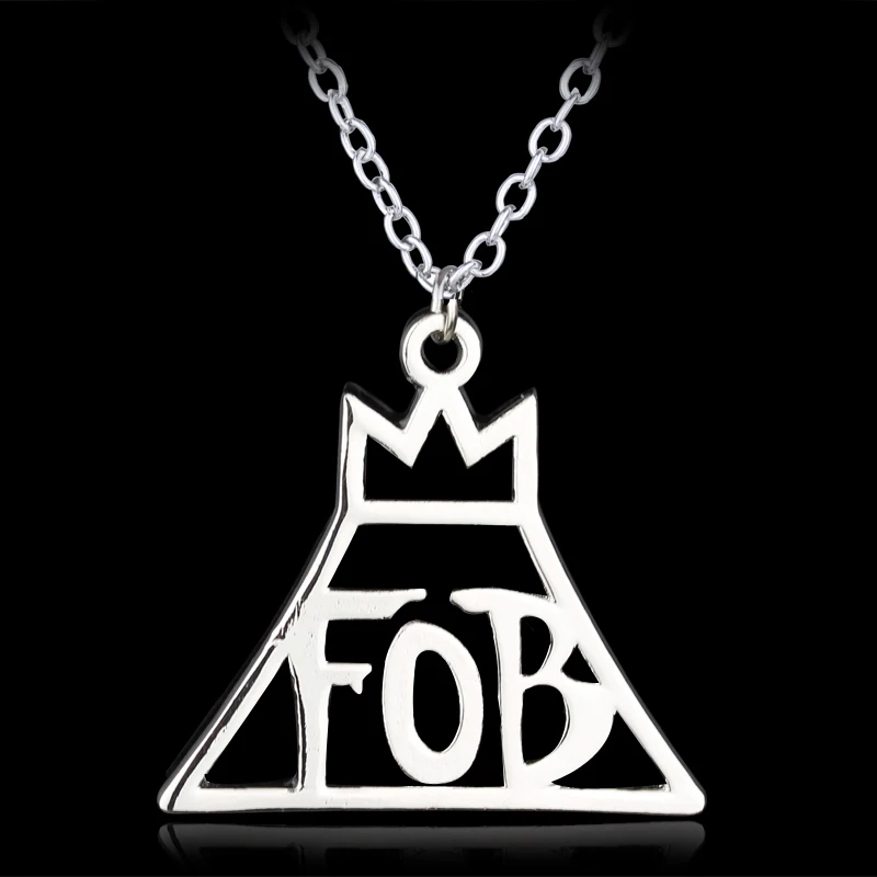 Dongsheng модные буквы брелок ювелирные изделия рок группа Fall Out Мальчик Рок музыка логотип кулон ожерелье аксессуары-30