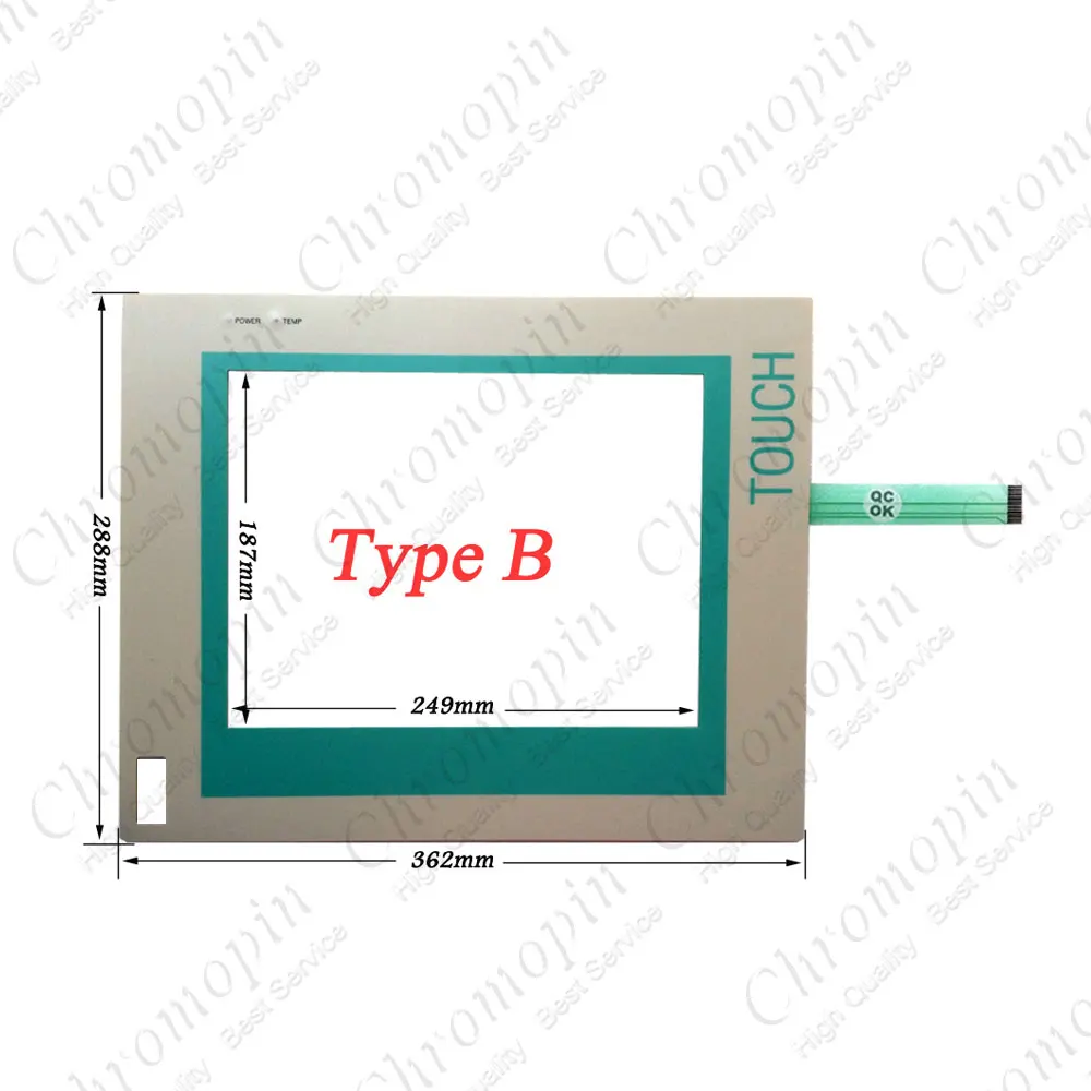 Новая сенсорная панель для A5E00302286 6AV7671-2AA01-0AA0 6AV7675-2AB05-0CH0 6AV7722-1AC10-0AA0 с защитным flim