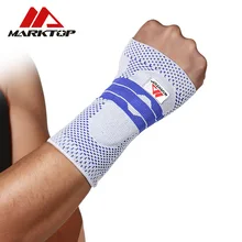 Поддержка запястья защиты 1 шт. браслет унисекс наручи Баскетбол Футбол Теннис Бадминтон Спорт защиты запястье для мужчин и женщи