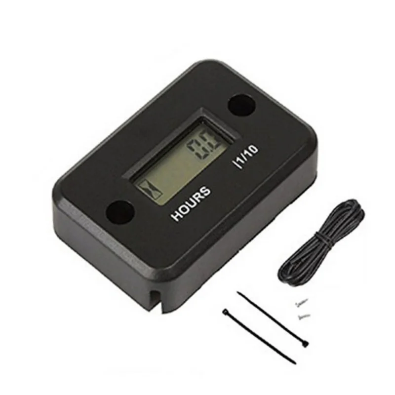 

Portable Digital Tach Hour Meter Gauge LCD for 4 Stroke Gas Engine Offroad Panel Hour ATV Motorcycle Generator Bike