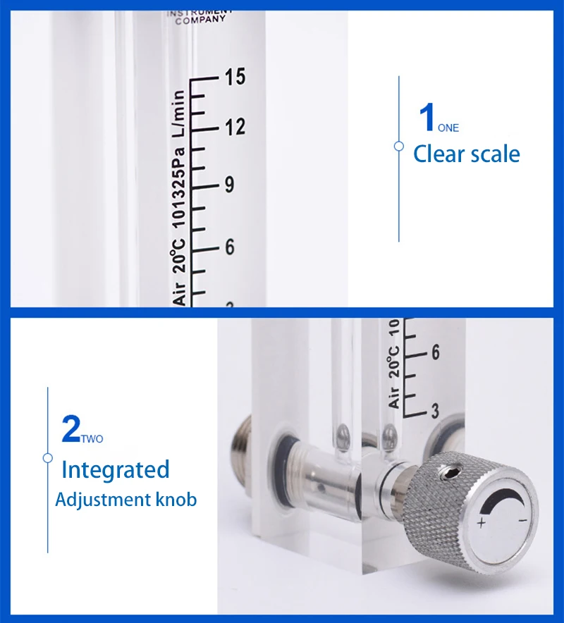 1 шт. Высокоточный плексигласовый воздушный аргон кислородный азот расходомер газовый аргон AR/CO2 расходомер 0.8L-4L