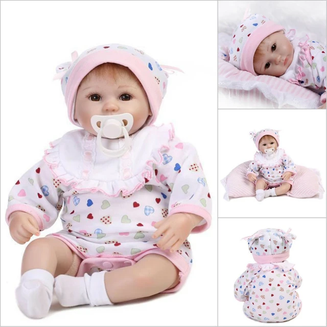 npk collection bebe reborn with silicone girl body 42 cm realistic babies  reborn dolls toys for children girls with doll clothes _ - AliExpress Mobile