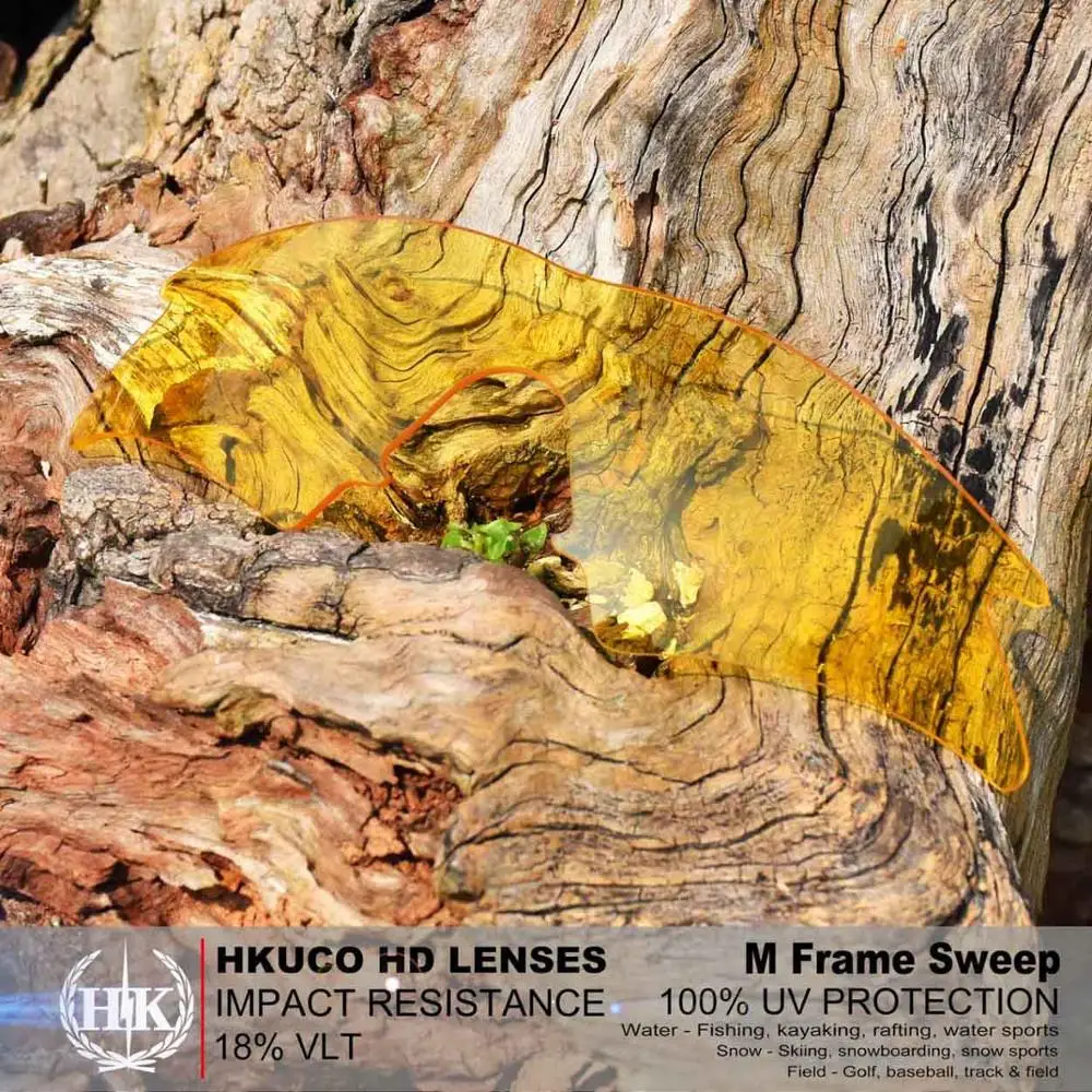 HKUCO ДЛЯ M-Frame Sweep солнцезащитные очки замены линзы - Цвет линз: Transparent yellow