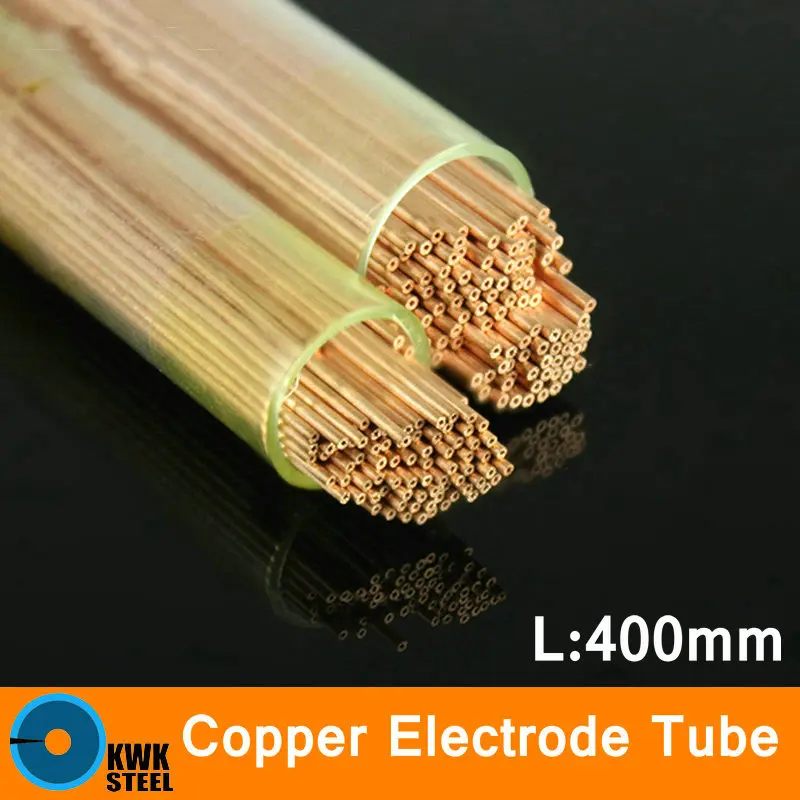Electrode Tubes 400mm Long Copper Capillary Pipe Small Diameter Tube