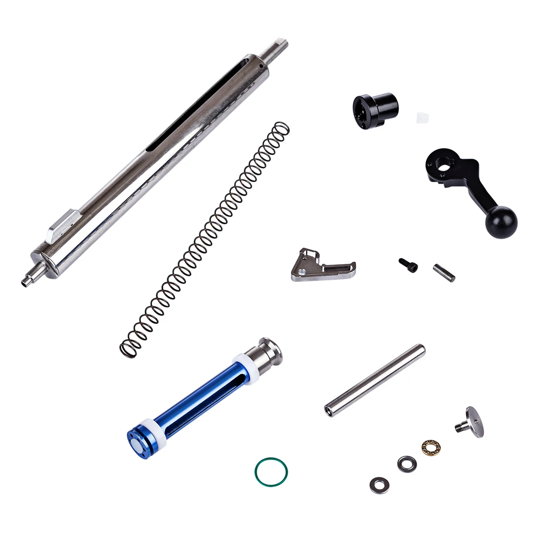 

Universal Air And Cylinder Charging Handles Kit For GJ M24/98K/AWM Water Gel Beads Blaster Modification Upgrade - Silver + Black