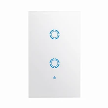 WIFI Light Switch Smart In-wall Voice Control Touch Control and APP Remote Control Timing Function Compatible with Amazon Alex