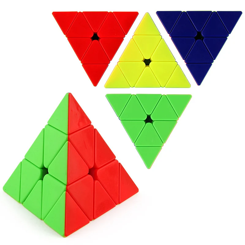 

New type Children's Best-seller Puzzle Magic Cubes 3rd Order Triangle Rotating Pyramid Entertainment Toys Magic Cube sale
