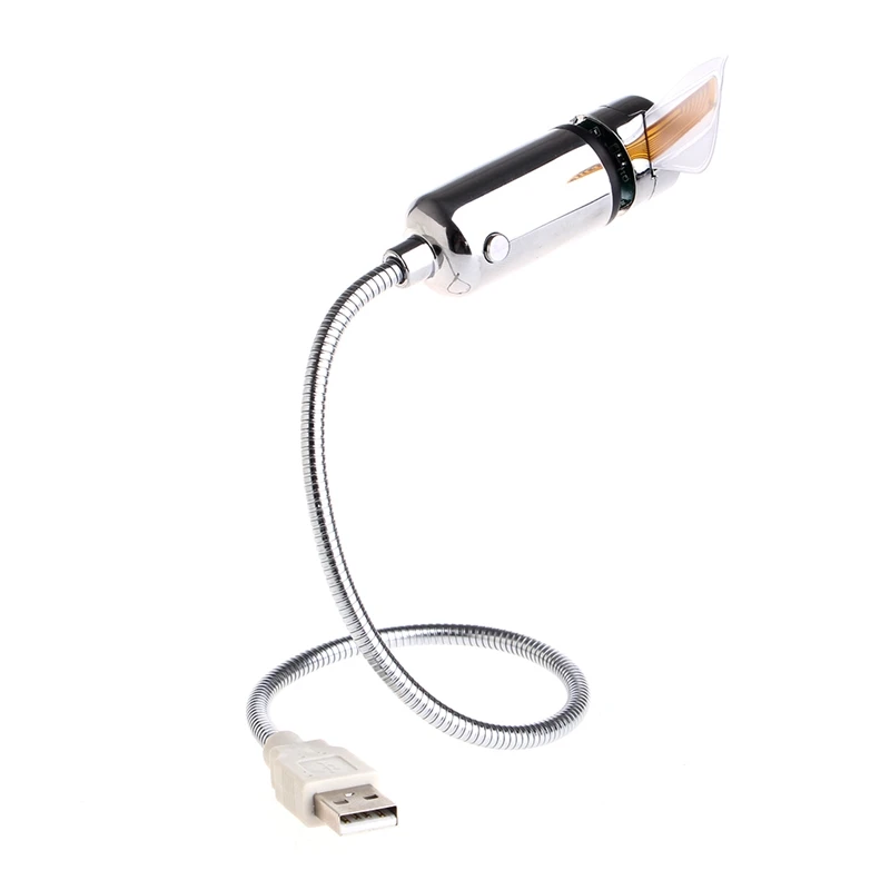 Гибкий светодиодный usb-вентилятор с мягким лезвием для вспышки в режиме реального времени