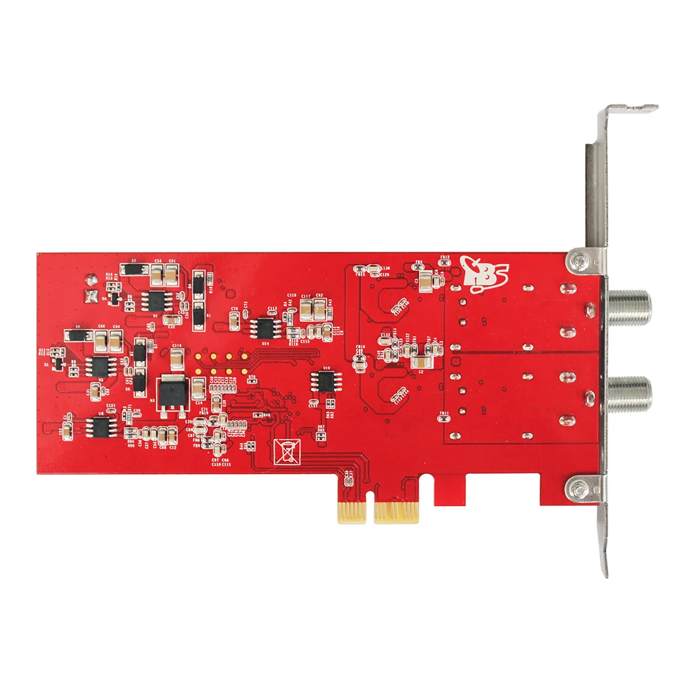  TBS6902 DVB-S/S2 Dual TV Tuner PCIe Card Watch and Record Digital Satellite FTA TV Channels on PC
