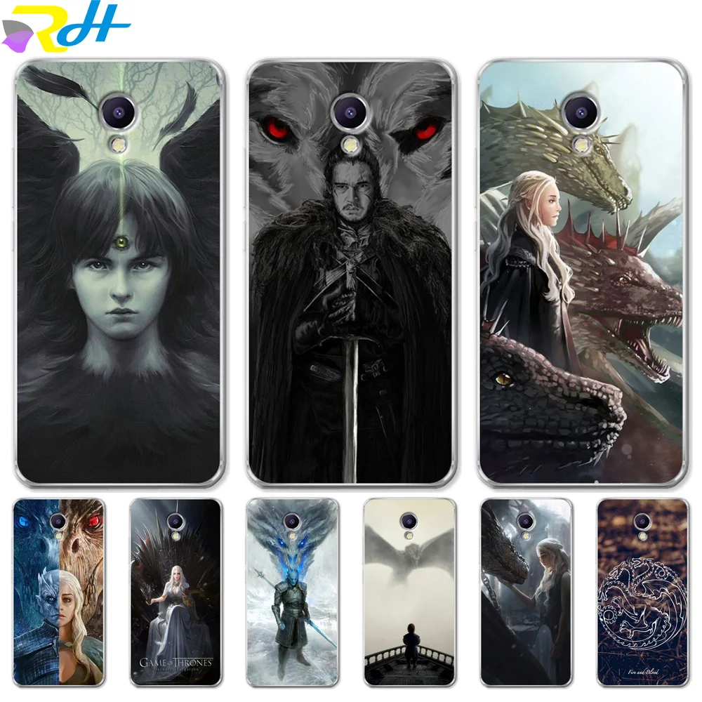 Чехол Etui для Meizu U10 U20 M5 Note M5C M3C Pro 6 M3S Max M5S M6 M3 чехол модных игр престолов Сезон 8 |