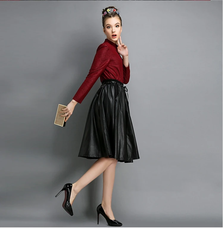 Black knee length dress coat for women plus size city