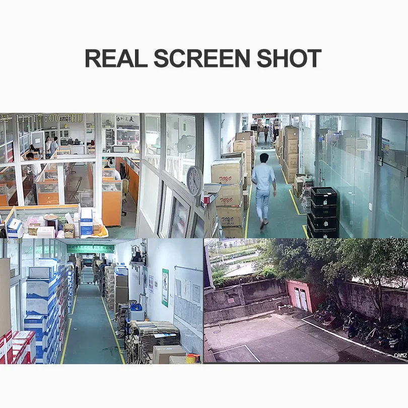  Wheezan sistema di sorveglianza del cctv di wifi IP kit Fotocamera 1080P 8CH H.265 Audio P2P di Vis