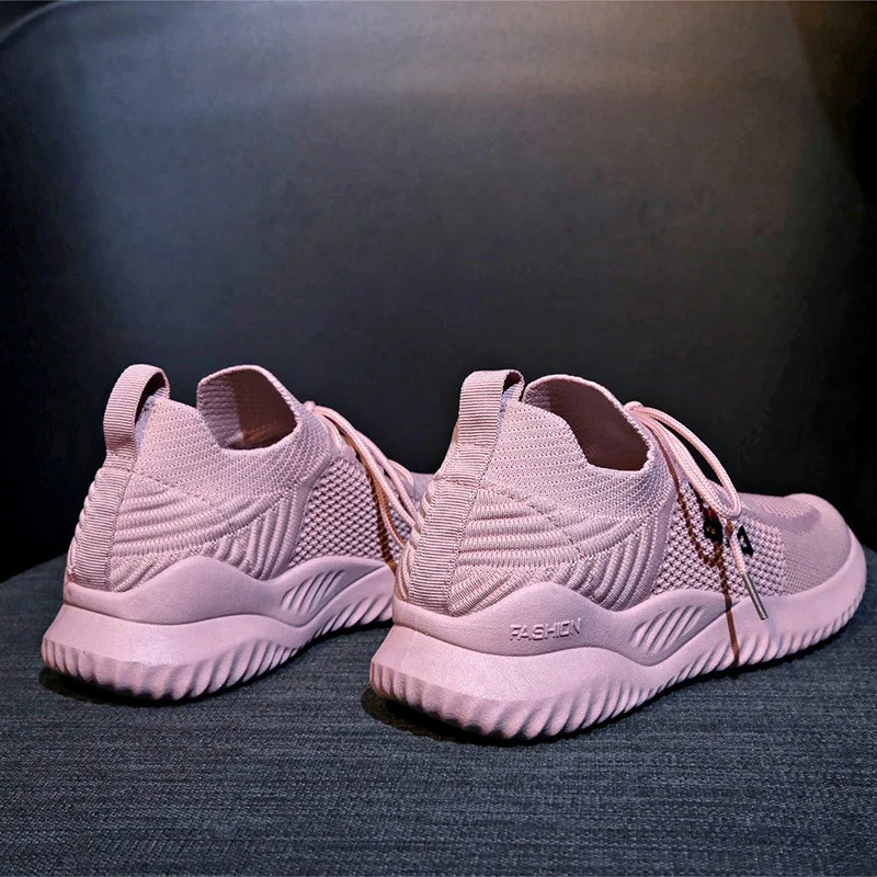 

ZYSK Mesh Cloth Women Sports Shoes Casual Fashion Net Yarn Women Vulcanized Shoes Outdoor Lace-up Platform Shoes Women