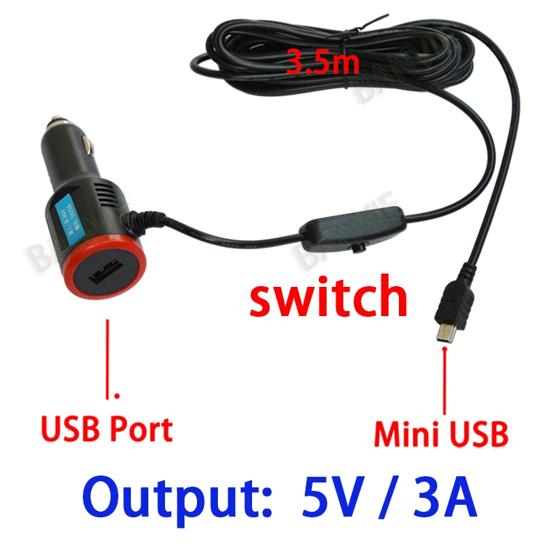 DC 8 36V To 5V 3A Dual USB Car Charger Adapter For Navigation Car DVR Vehicle