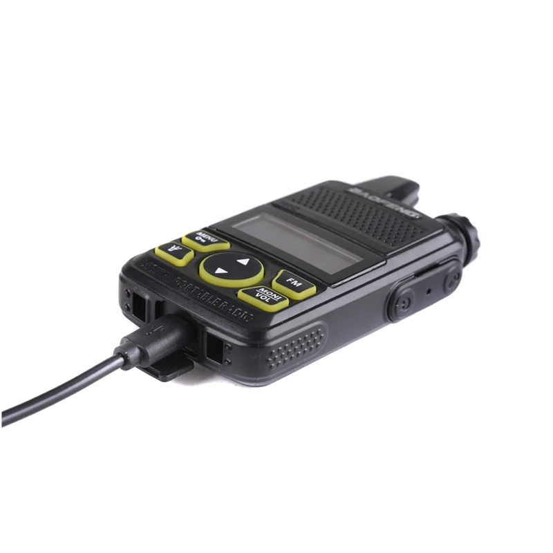 2pcs Baofeng BF-T1 Mini Kids Walkie Talkie UHF Portable Two Way Radio FM Function Ham Radio Baofeng T1 USB Child HF Transceiver