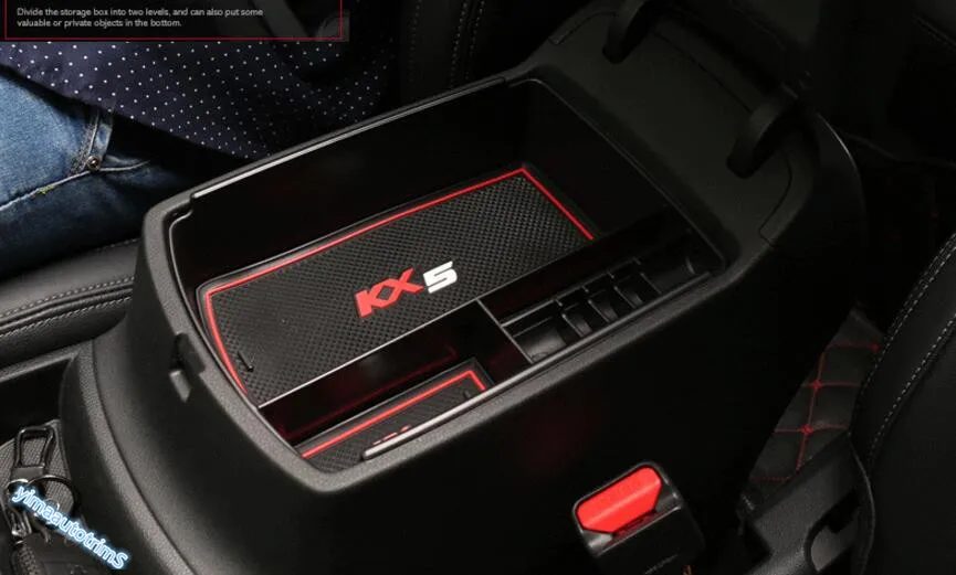 font b Accessories b font For KIA Sportage 2016 2017 Plastic Central Storage Pallet Armrest