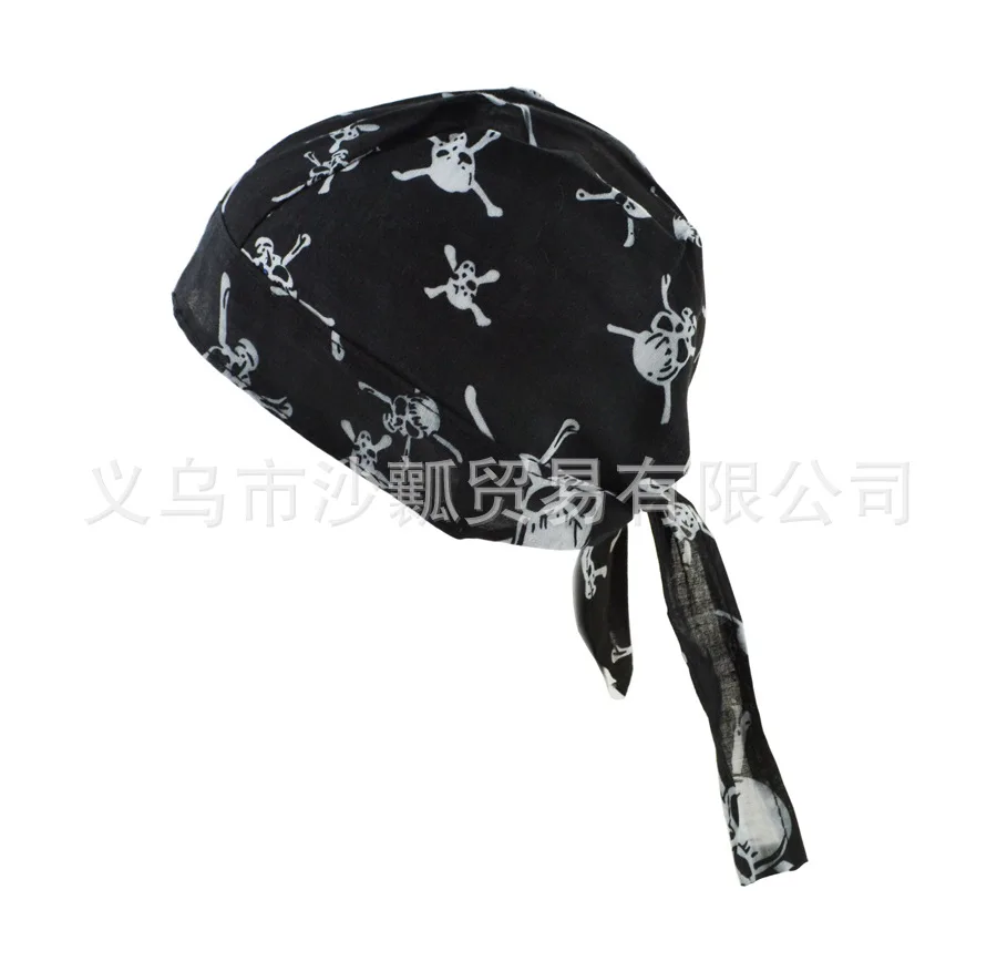 Хип хоп Череп Durag Cap мотоцикл шарф платок Бандана Pirate Hat Cap|motorcycle scarf|headscarf bandanabandana