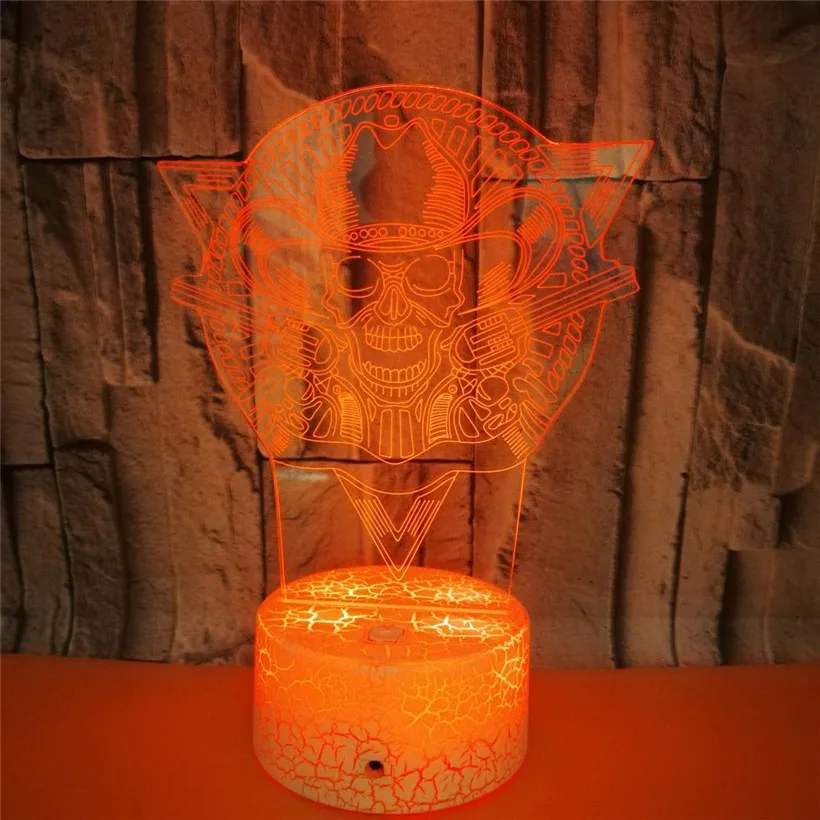 Skull 3D night light (2)