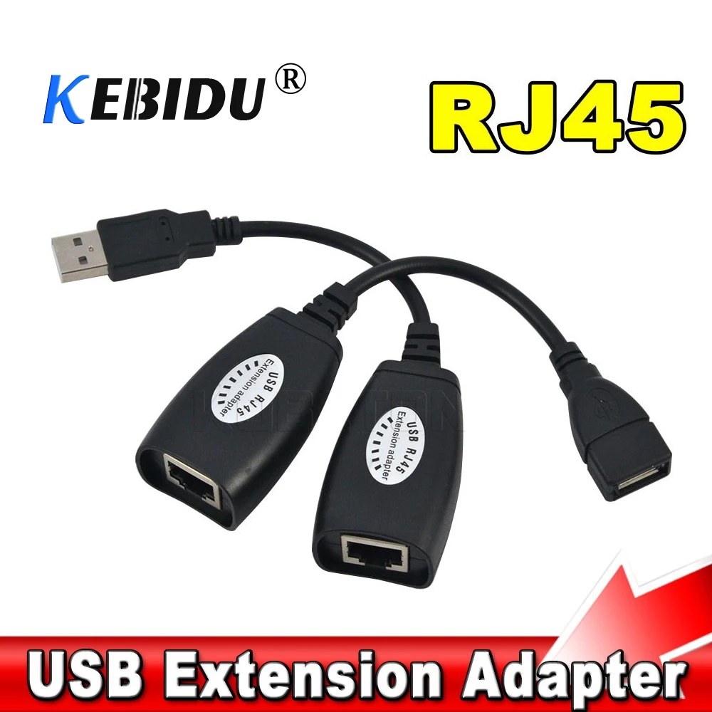 Extender-Adapter Repeater-Cable Extension Network-Ethernet Female RJ45 CAT5E/6 Kebidu