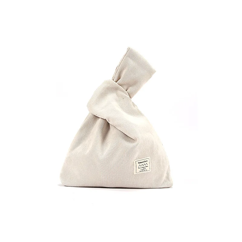 TANGIMP Вельветовая сумка на запястье Bartack Сумочка простая сумка для переноски напульсник на запястье сумка-тоут монета кошелек для телефона сумки для девочек осень зима - Цвет: beige