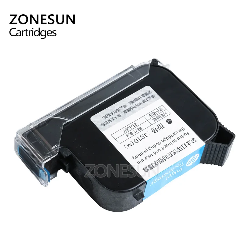 ZONESUN чернильная коробка для ручного интеллектуального USB qr кода струйный принтер