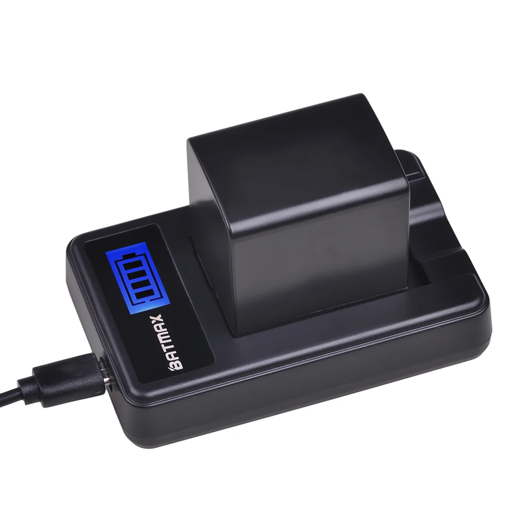 1 шт. BP 820 BP820 запасная батарея + ЖК зарядное устройство USB для Canon фотокамера VIXIA HF G30