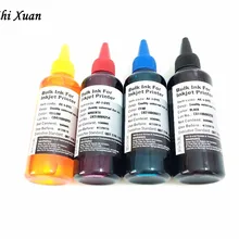 100 мл 4 шт универсальные чернила для Epson для hp для Canon для Brother для Mutoh для Ricoh для всех настольных принтеров Заправка чернилами