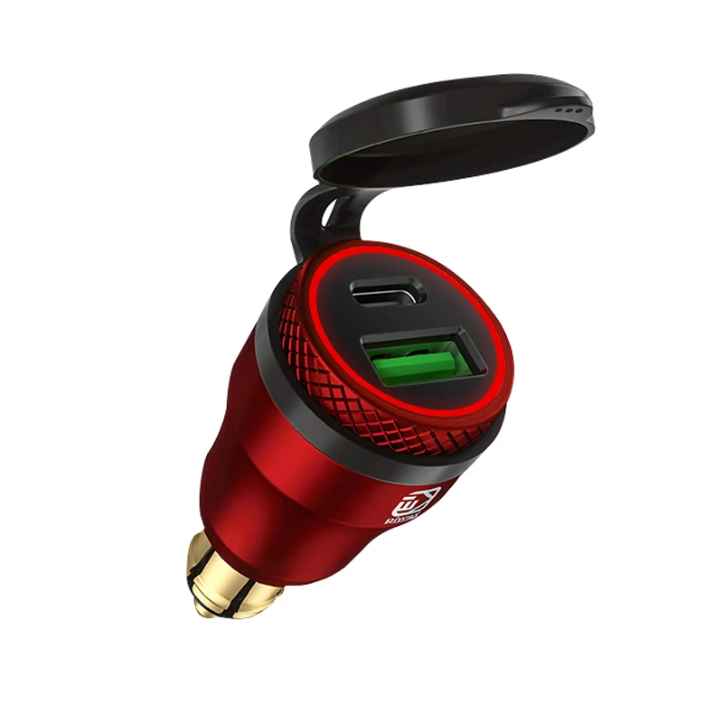 Портативное быстрое зарядное устройство Buendeer QC3.0 разъем DIN USB адаптер питания для