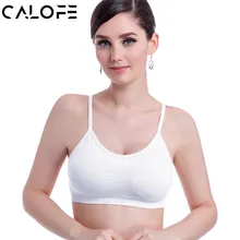CALOFE Белый спортивный жилет спортивный пуш-ап бюстгальтер для женщин тренажерный зал бегать топ бюстгальтер ремень тренировка Бег Фитнес Йога бюстгальтер для бега трусцой спортивные топы