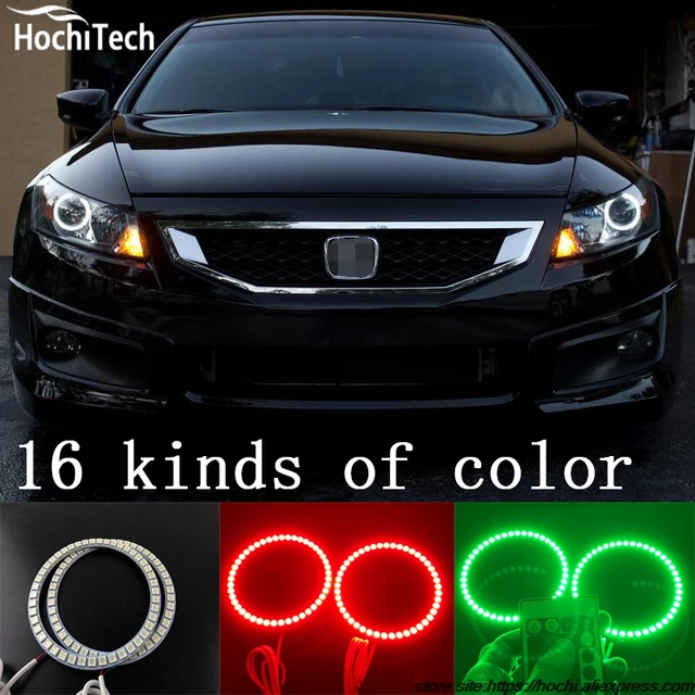 For Honda Accord Coupe Super Brightness Colorshift Rgb Angel Eyes For Honda Accord Coupe Super Brightness Colorshift Rgb Angel Eyes Halo Ring Car Styling Accessories 2008 2009 2010 2017