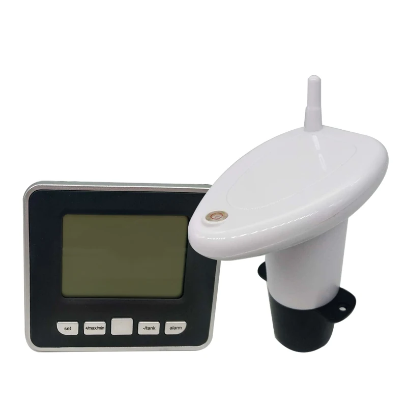 

Wireless Ultrasonic Tank Liquid Level Flow Water Meter With Temperature Water Tank Transmitter Mounting Screws Measuring Tool