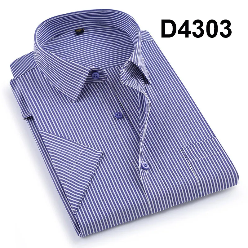 Davydaisy camisa masculina formal de manga curta,