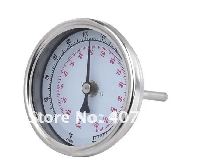 

bimetal thermometer with bottom connection,SS304, dial 100mm fast delivery,high quality