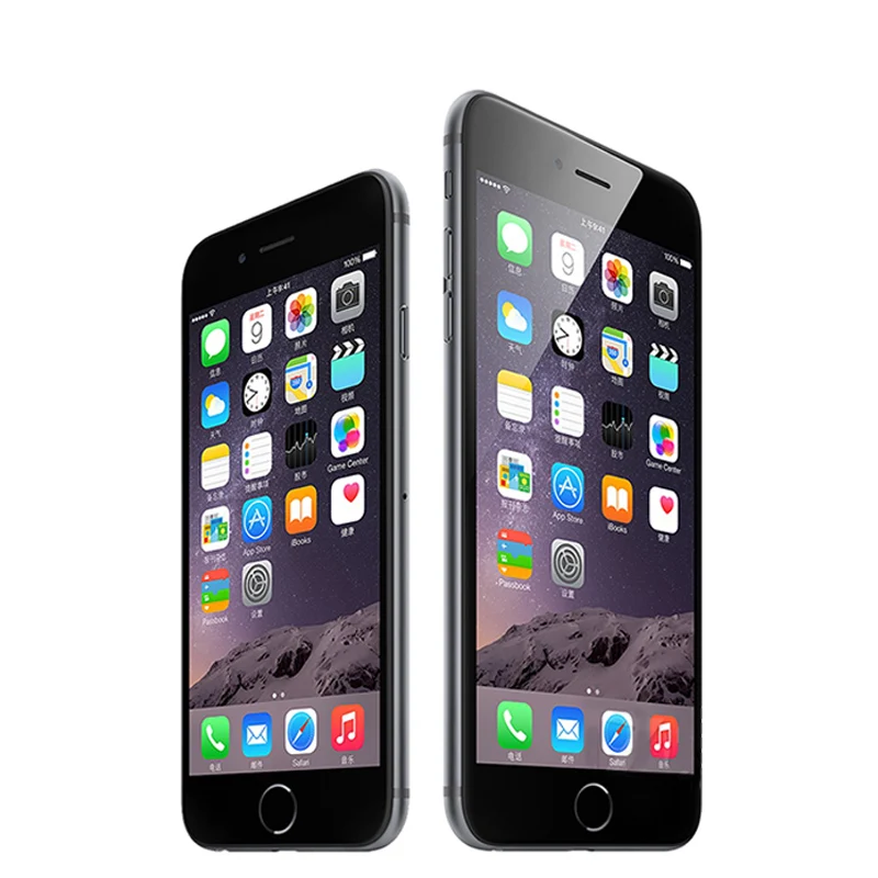Original Unlocked Apple iPhone 6 & iPhone 6 Plus Mobile Phone 4G LTE 4.7/5.5 IPS 1GB RAM 16/64/128GB iOS Fingerorint Smartphone