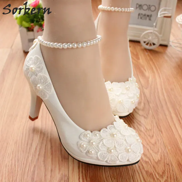 beaded bridal shoes