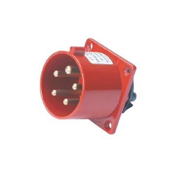 

16A 5Pin industrial implement hide direct socket connector SF-615 concealed installation 220-380/240-415V~3P+N+E waterproof IP44
