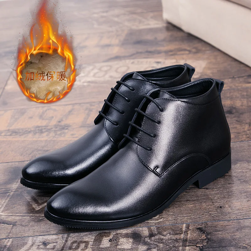 Повседневные однотонные мужские ботинки «Челси» на молнии; зимние низкие ботильоны; Модные Винтажные ботинки в байкерском стиле; обувь в британском стиле из искусственной кожи с острым носком в стиле ретро