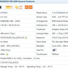 T-51750GD065J-FW-ADN 5,7 дюймовый промышленный ЖК-дисплей, 640*480,& A