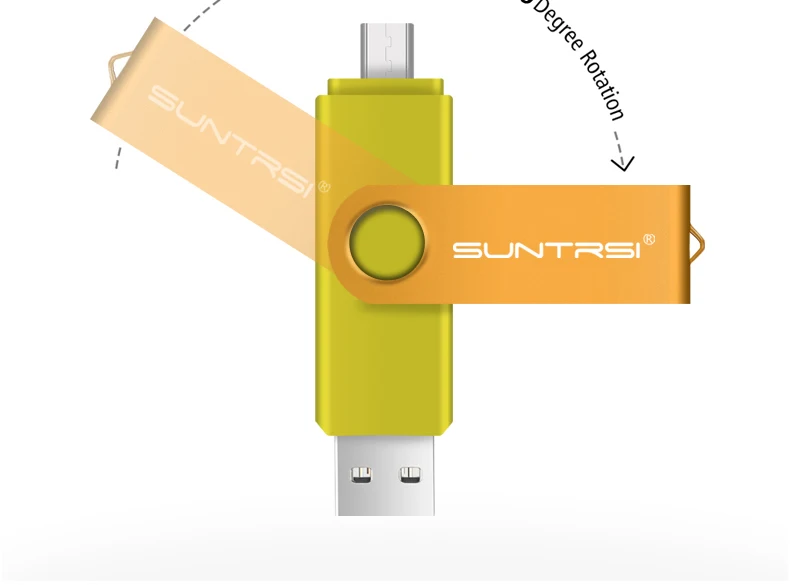Suntrsi USB флеш-накопитель 64 ГБ высокоскоростной OTG Флешка USB флешка OTG реальная емкость Флешка 4 ГБ 8 ГБ 16 ГБ 32 ГБ