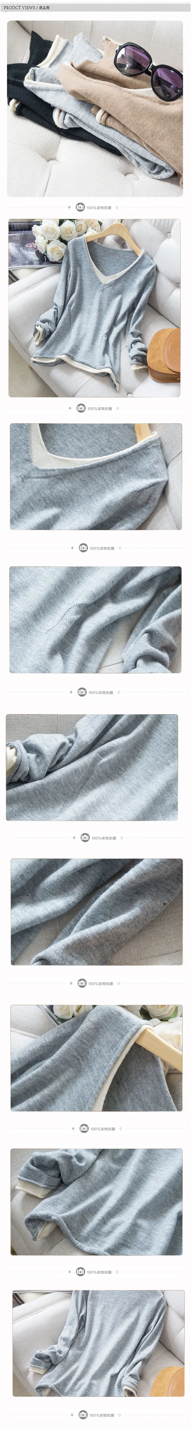 Smpevrg Baru Kasmir Sweater Wanita Pullover Lengan Panjang Besar 5 1 5 8