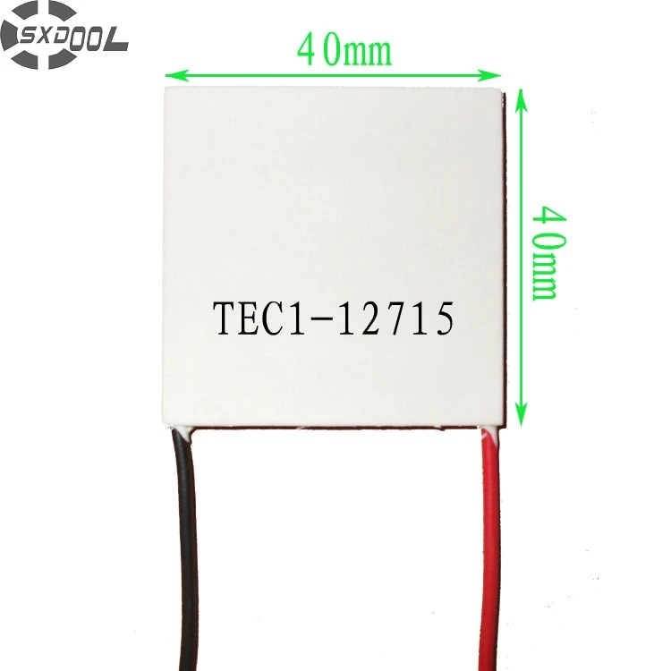 SXDOOL TEC Peltier 180W TEC1 12715 Термоэлектрический охладитель Пельтье 40 мм от производителя