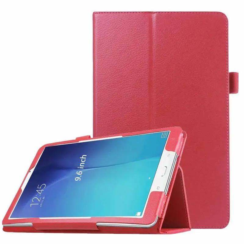 Премиум Веганский чехол из искусственной кожи для Samsung Galaxy Tab E 9 6 &quotSM-T560 тонкий
