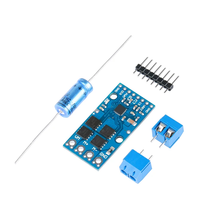 

MD01 Motor Driving Module 17AH Bridge Positive and Inverse PWM Speed Control Belt Current Detection for Arduino DIY Car
