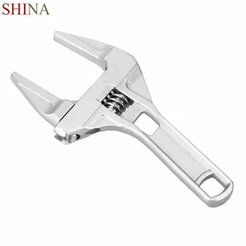 

SHINA9-70mm Universal Wrench Adjustable Spanner Grip Wrench with Short Handle For Sanitary Ware Washbasin Pipe Screw Disassembly