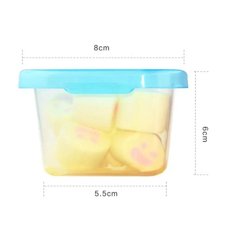Портативный Здоровый контейнер для детского питания коробка конфеты цвет дети ПОСУДА Контейнеры для молока поддержка хранить в холоде или микроволновой печи