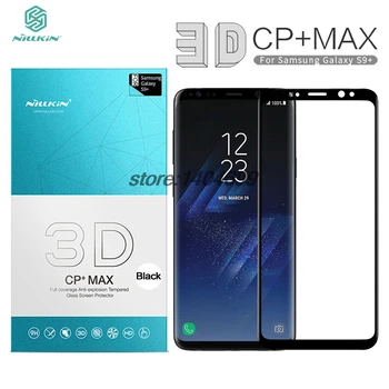 

Screen Protector sFor Samsung Galaxy S9 Plus Tempered Glass Nillkin 3D CP+ Max Full Cover Glass For Samsung Galaxy S9 Plus S9+