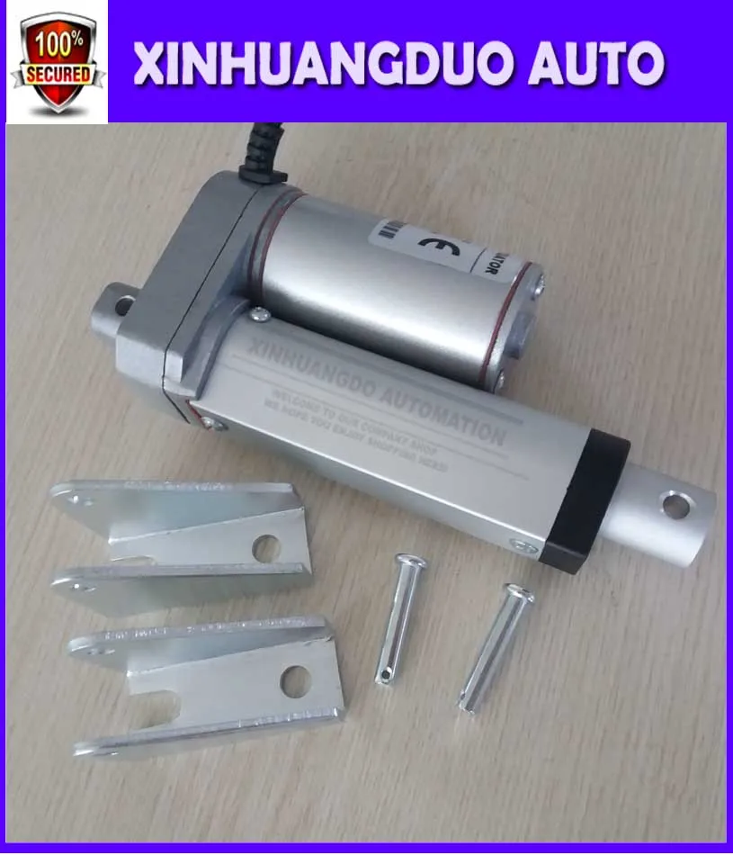 

50mm stroke Electric linear actuator with mounting brackets,12V or 24VDC (it can choose) linear actuator, customized stroke